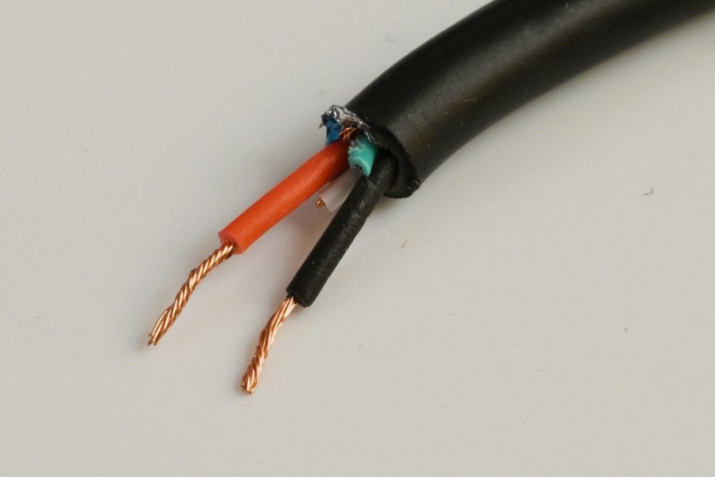 USB-DC変換ケーブル1.8m(キット、完成品)