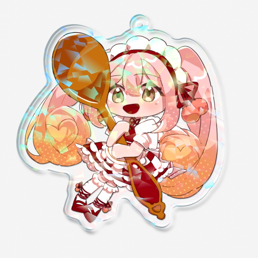 【UTA声喫茶+】薙桃愛ホログラムアクリルキーホルダー