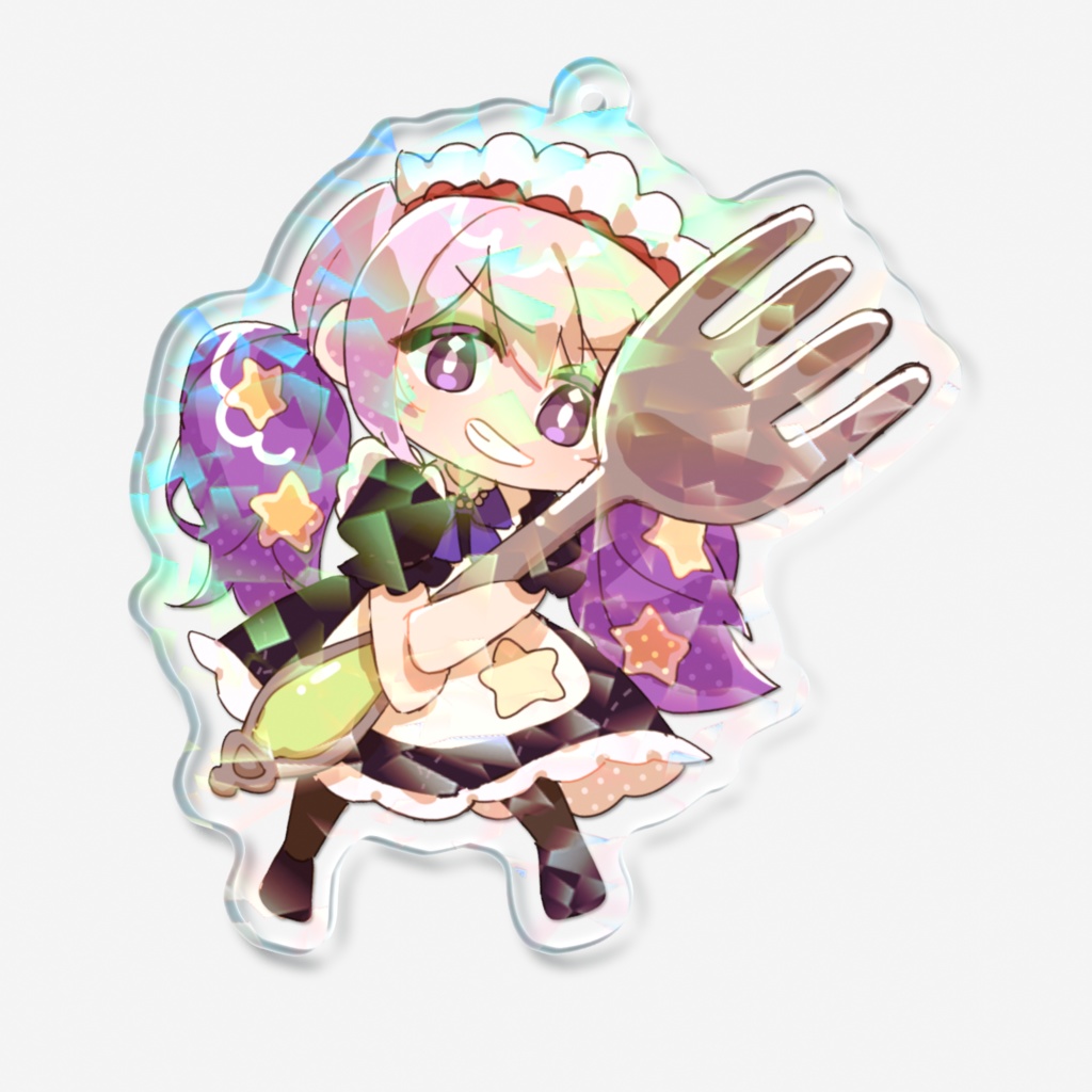 【UTA声喫茶+】透歌マチホログラムアクリルキーホルダー