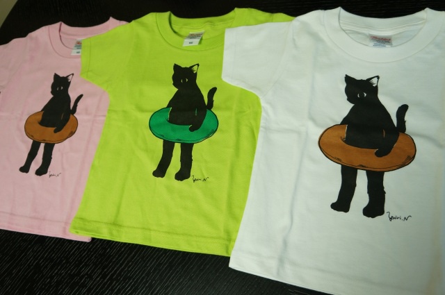 キッズTシャツ100size オリジナル猫キャラクター