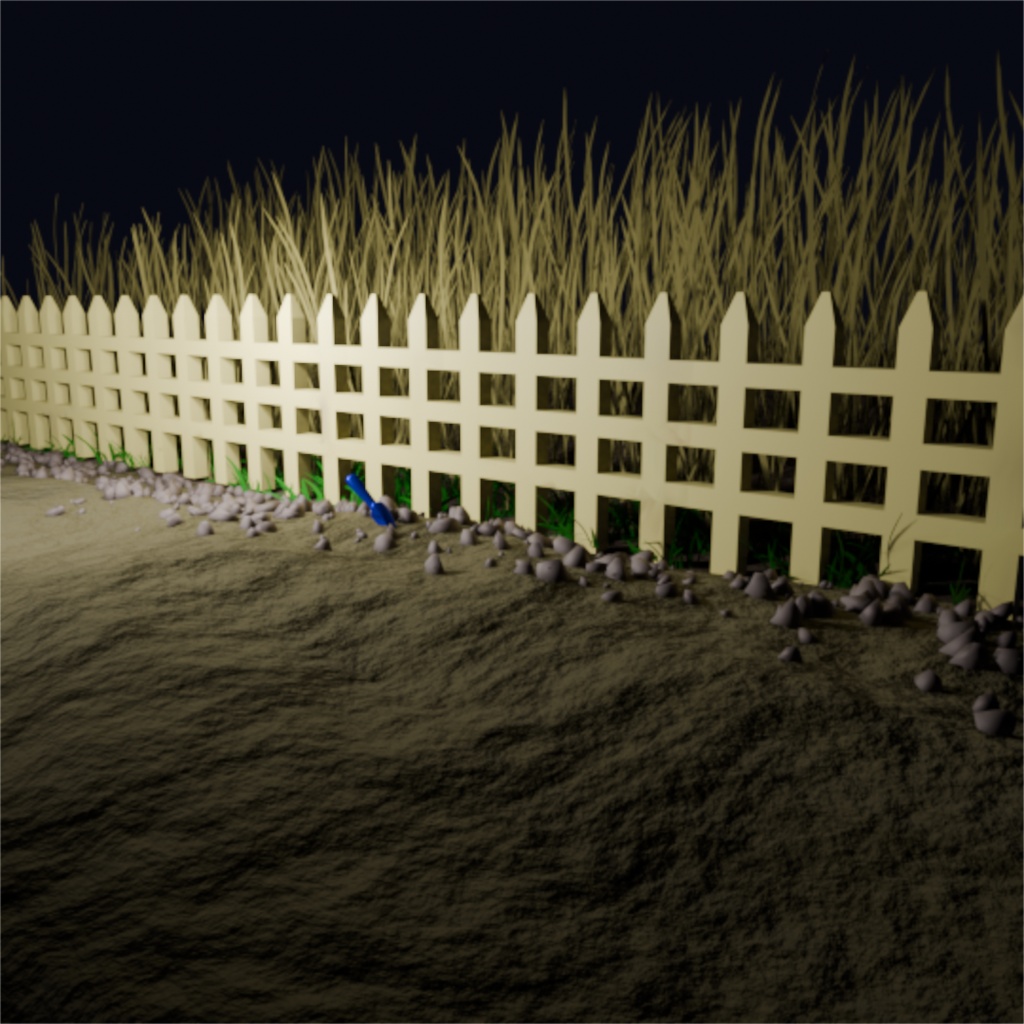 【無料】GRASS_AND_FENCES