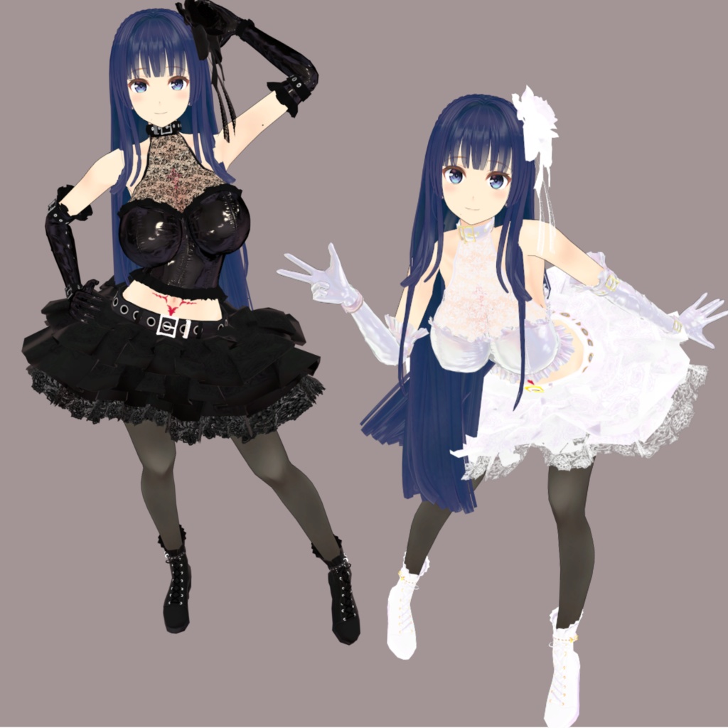 【アイリベルダ対応】ロックアイドルステージ衣装