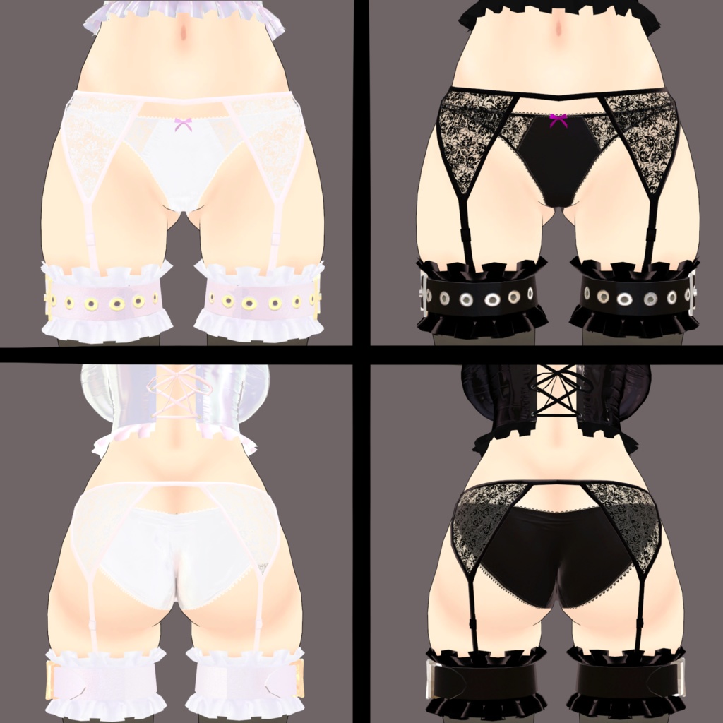 【アイリベルダ対応】ロックアイドルステージ衣装