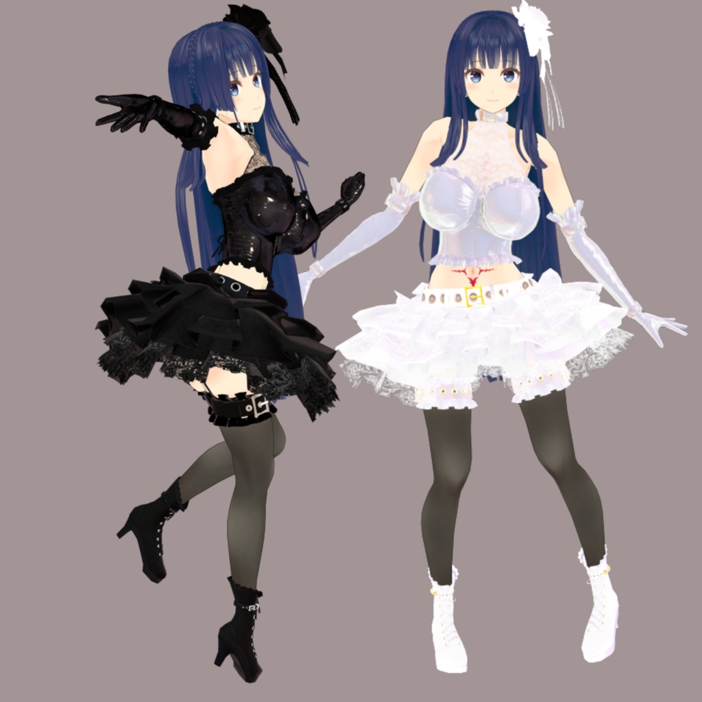 【アイリベルダ対応】ロックアイドルステージ衣装