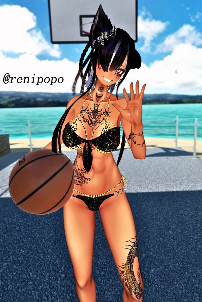 🎁〖Black Friday SALE!〗レイヤードビキニセット【複数アバター対応】レイヤードビキニセット