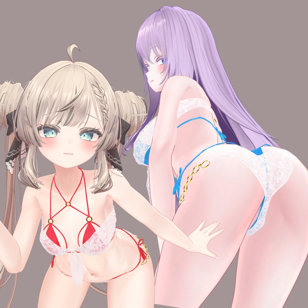 🎁〖Black Friday SALE!〗レイヤードビキニセット【複数アバター対応】レイヤードビキニセット