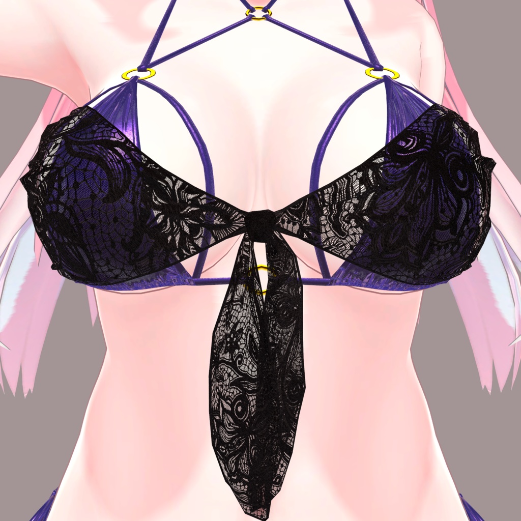 🎁〖Black Friday SALE!〗レイヤードビキニセット【複数アバター対応】レイヤードビキニセット