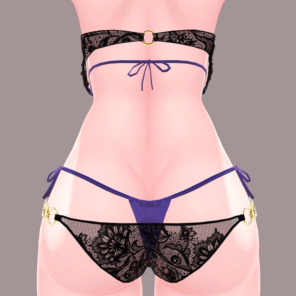 🎁〖Black Friday SALE!〗レイヤードビキニセット【複数アバター対応】レイヤードビキニセット