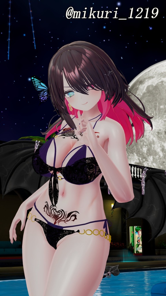 🎁〖Black Friday SALE!〗レイヤードビキニセット【複数アバター対応】レイヤードビキニセット