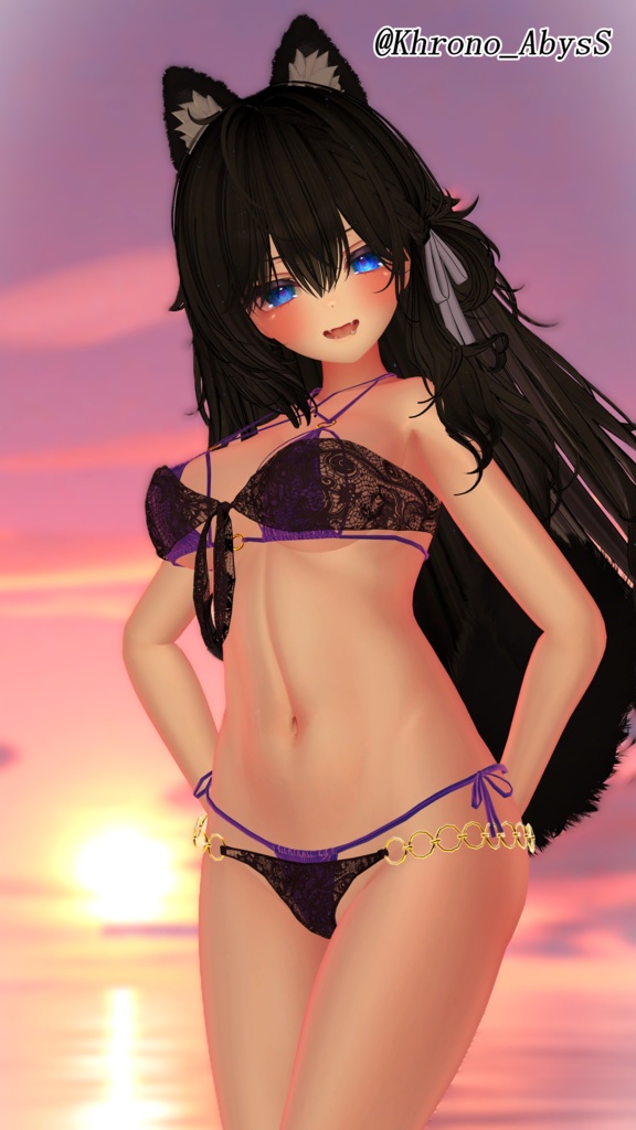 🎁〖Black Friday SALE!〗レイヤードビキニセット【複数アバター対応】レイヤードビキニセット