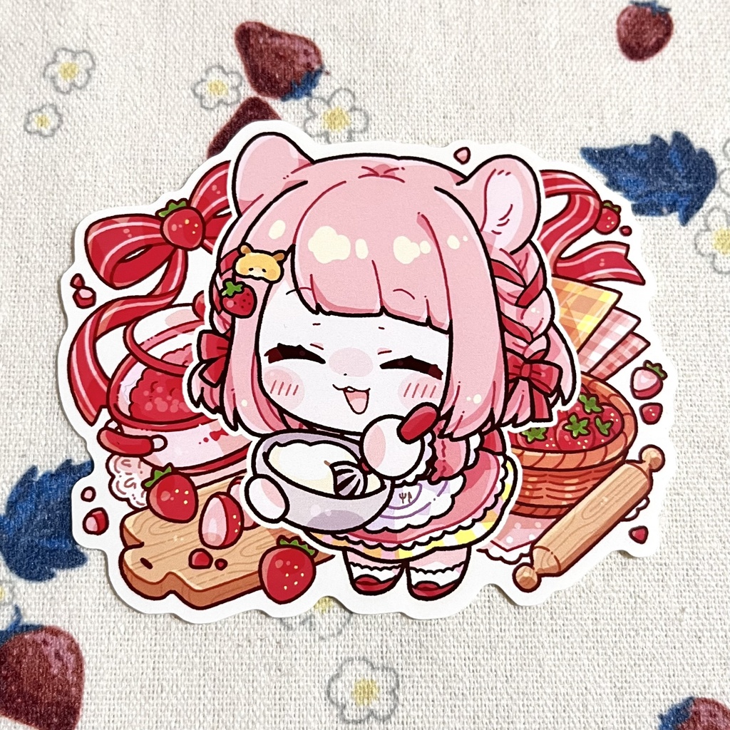 おきにアイテムにおっきな春川♥ビッグステッカー 2しゅるい