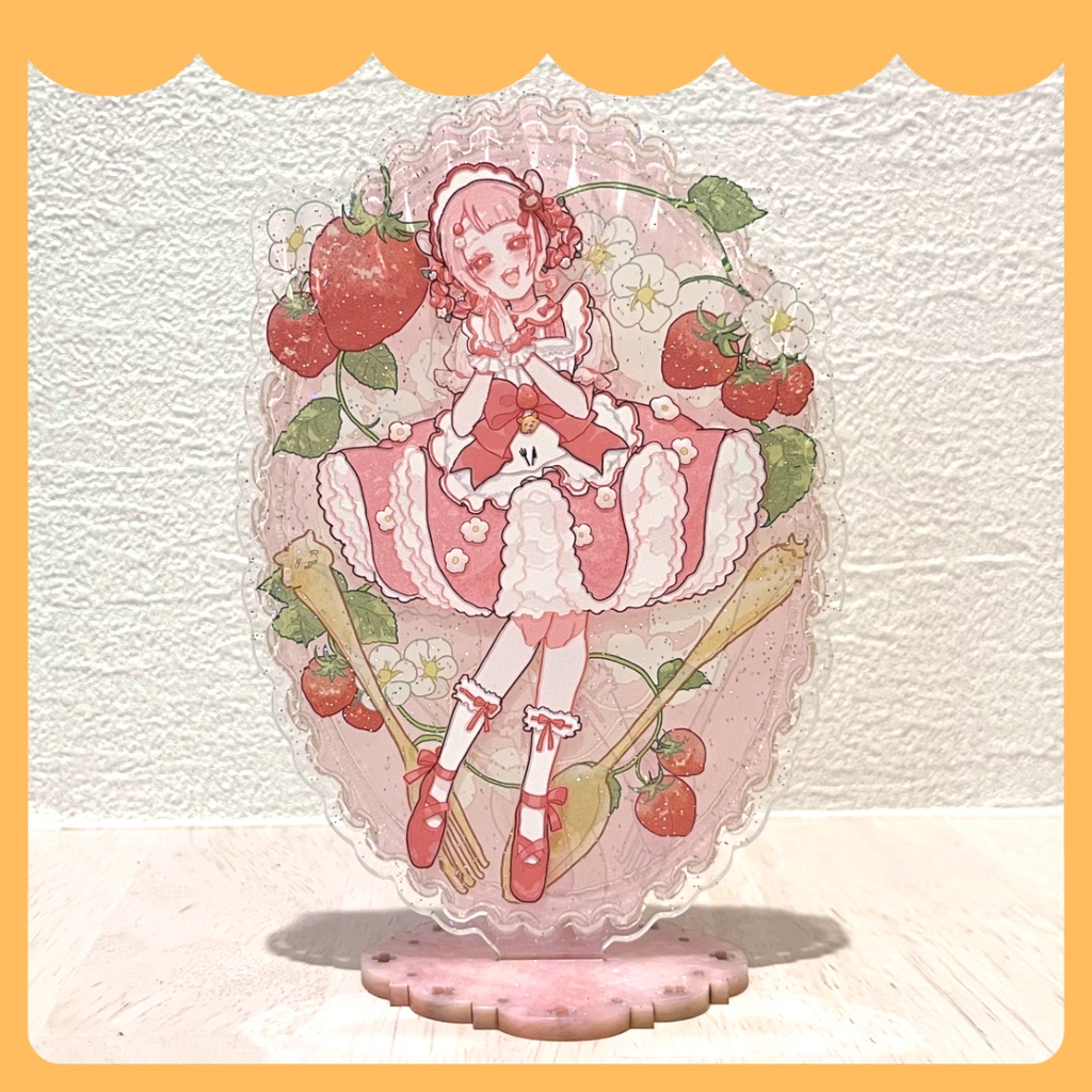 高級感のある煌めきと奥行きを…みらくるごーじゃすアクリルスタンド