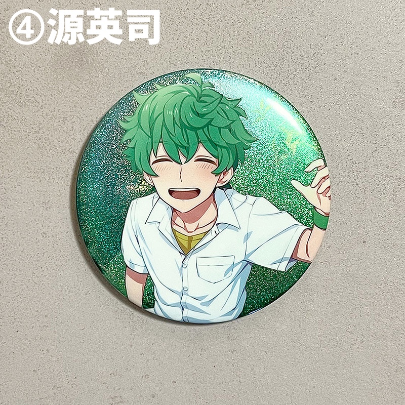 【ドトコイ】キラキラ缶バッジ