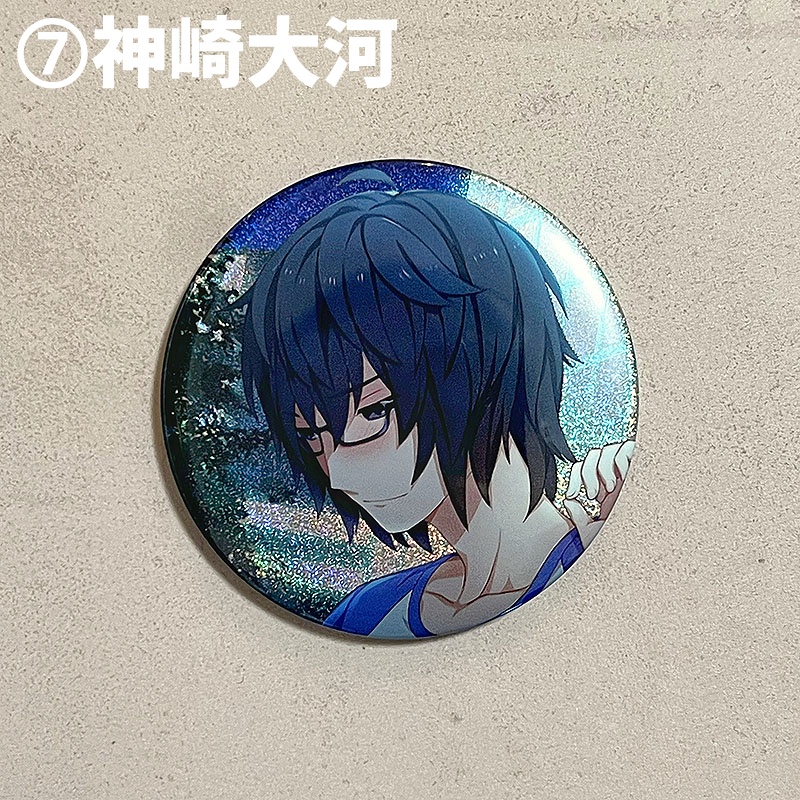 【ドトコイ】キラキラ缶バッジ