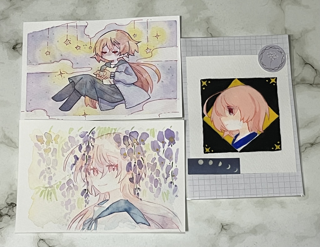 【原画】占い師ちゃん3種