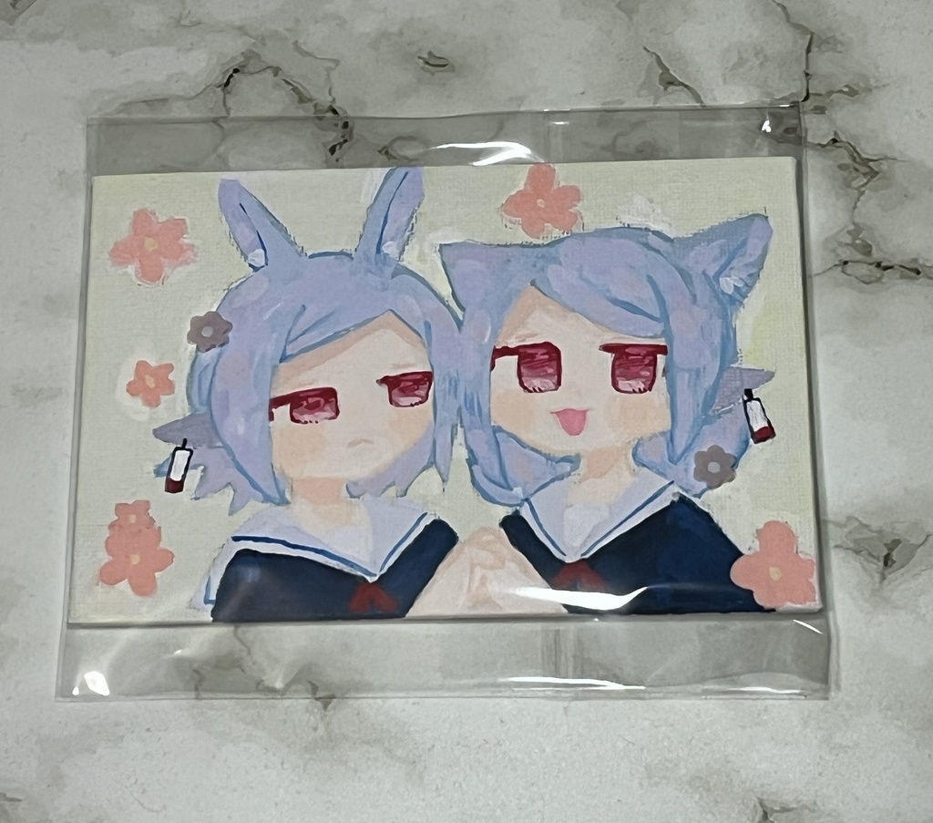 【原画】自創作アクリルガッシュ