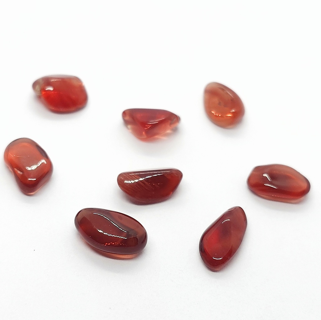 ネックレス レッドアンデシン 真紅の一粒