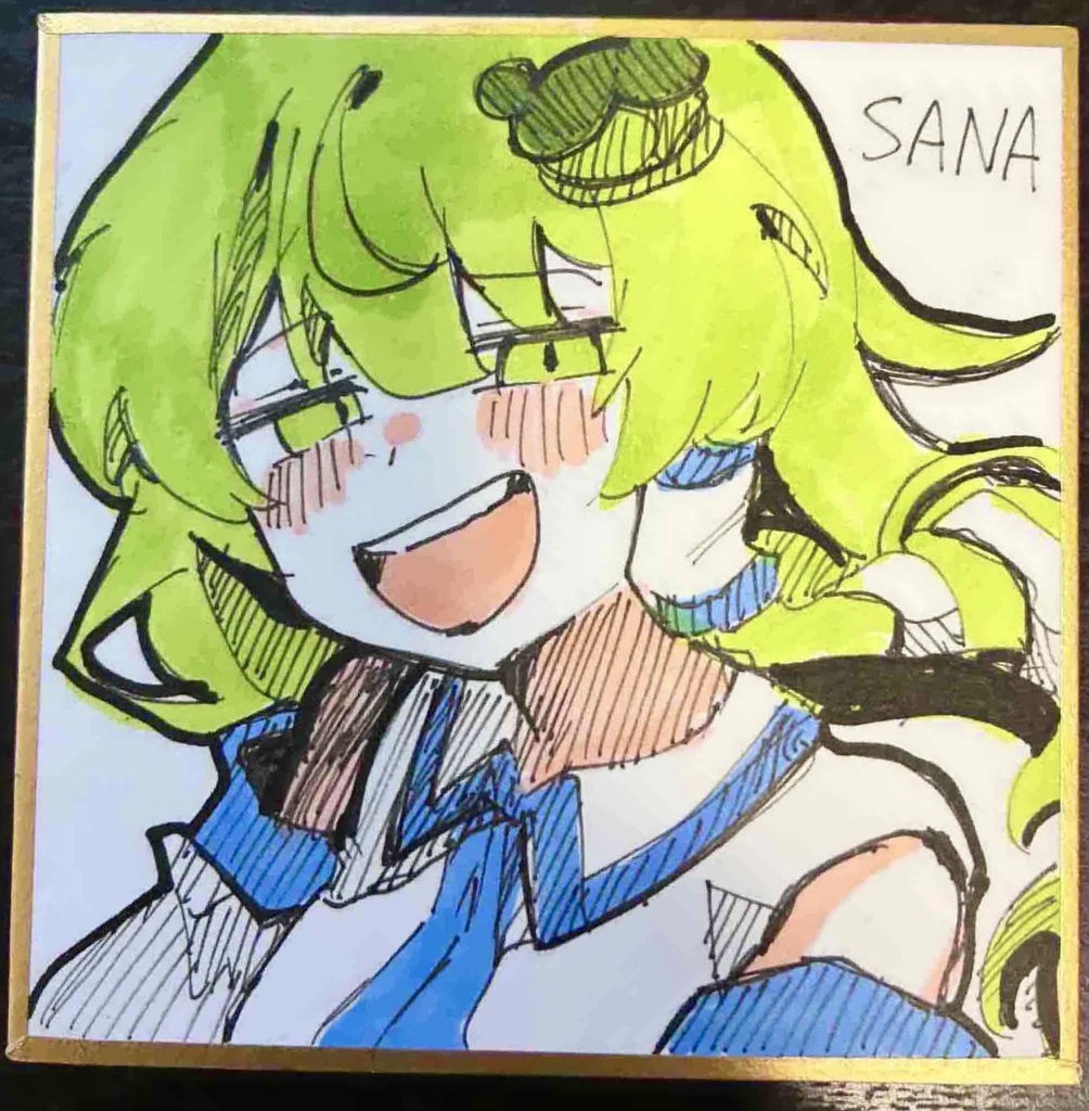 東方手描き豆色紙付き同人誌