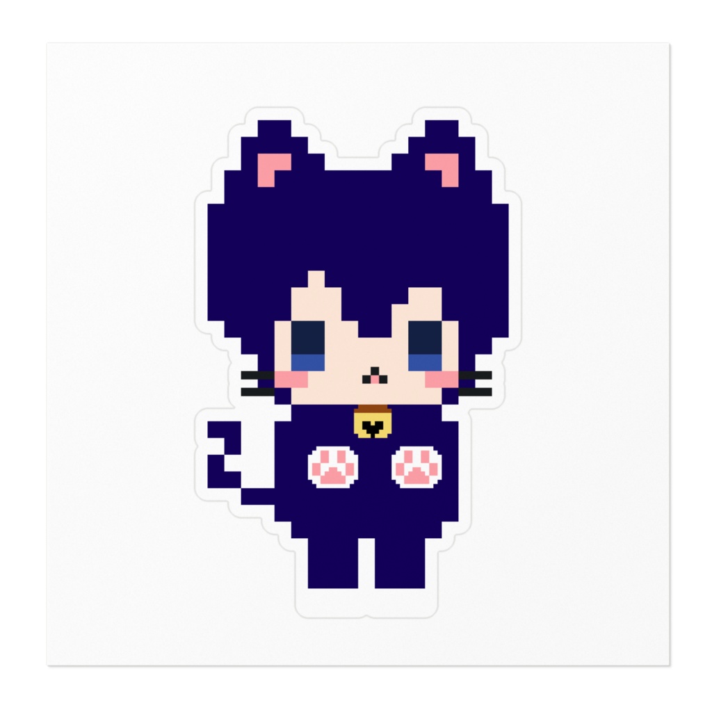 ドちる猫ステッカー