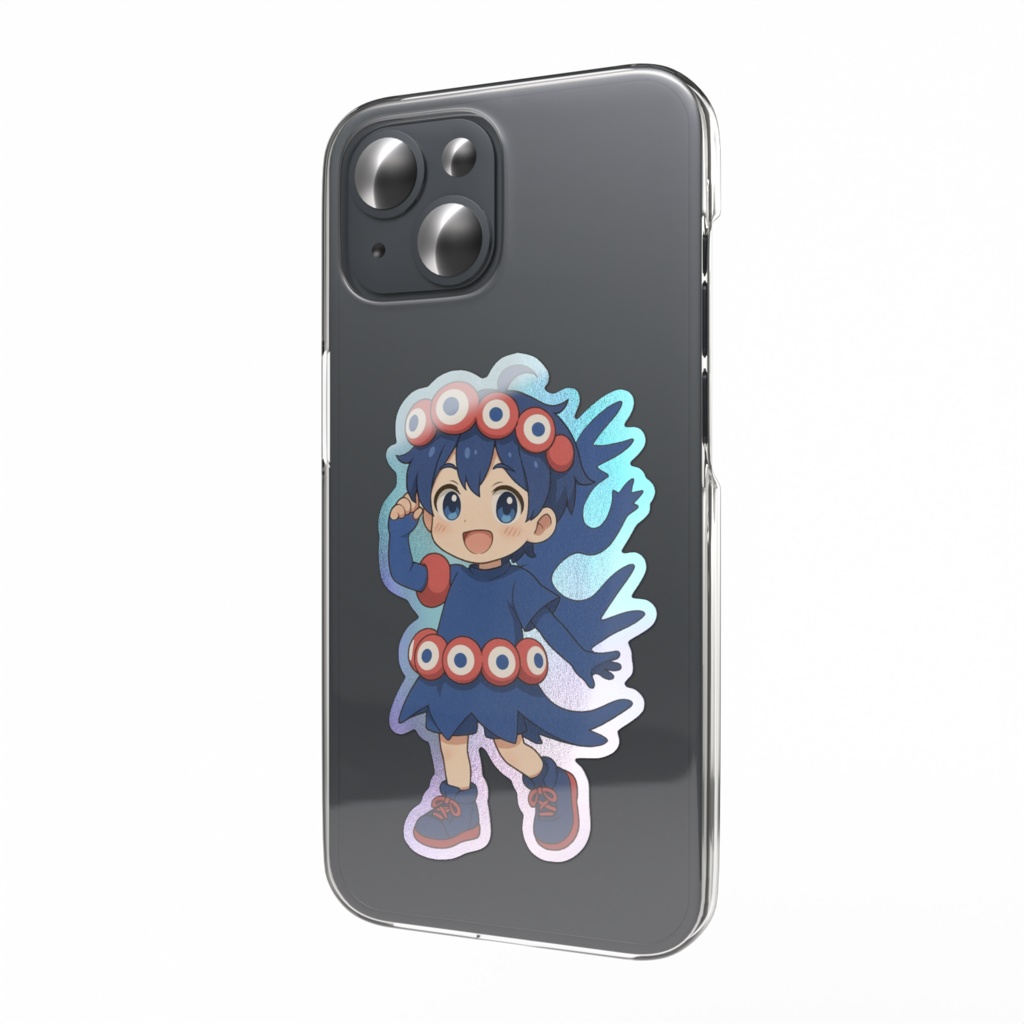 ミャクミャク風オーロラステッカー