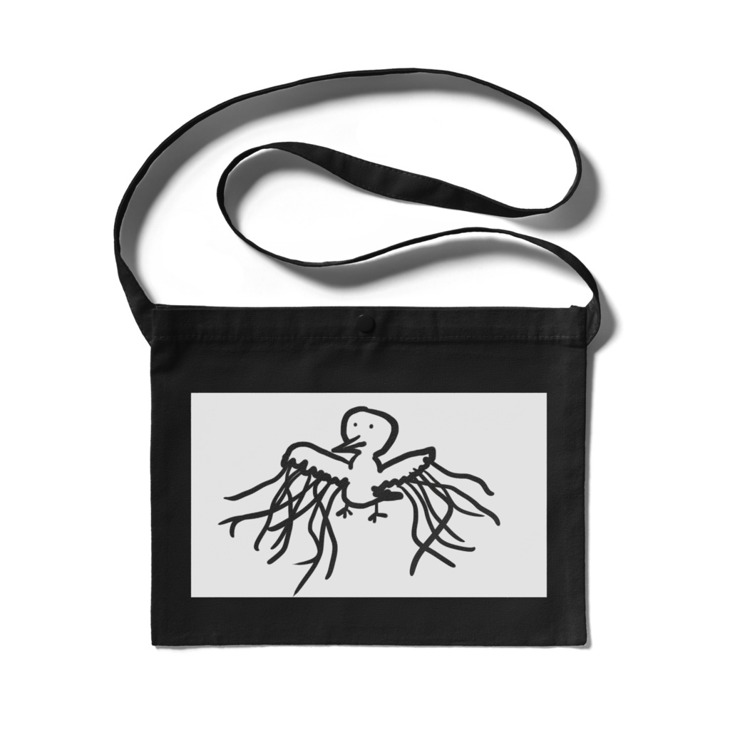 【オリジナル】ヒモアヤツリドリ サコッシュ