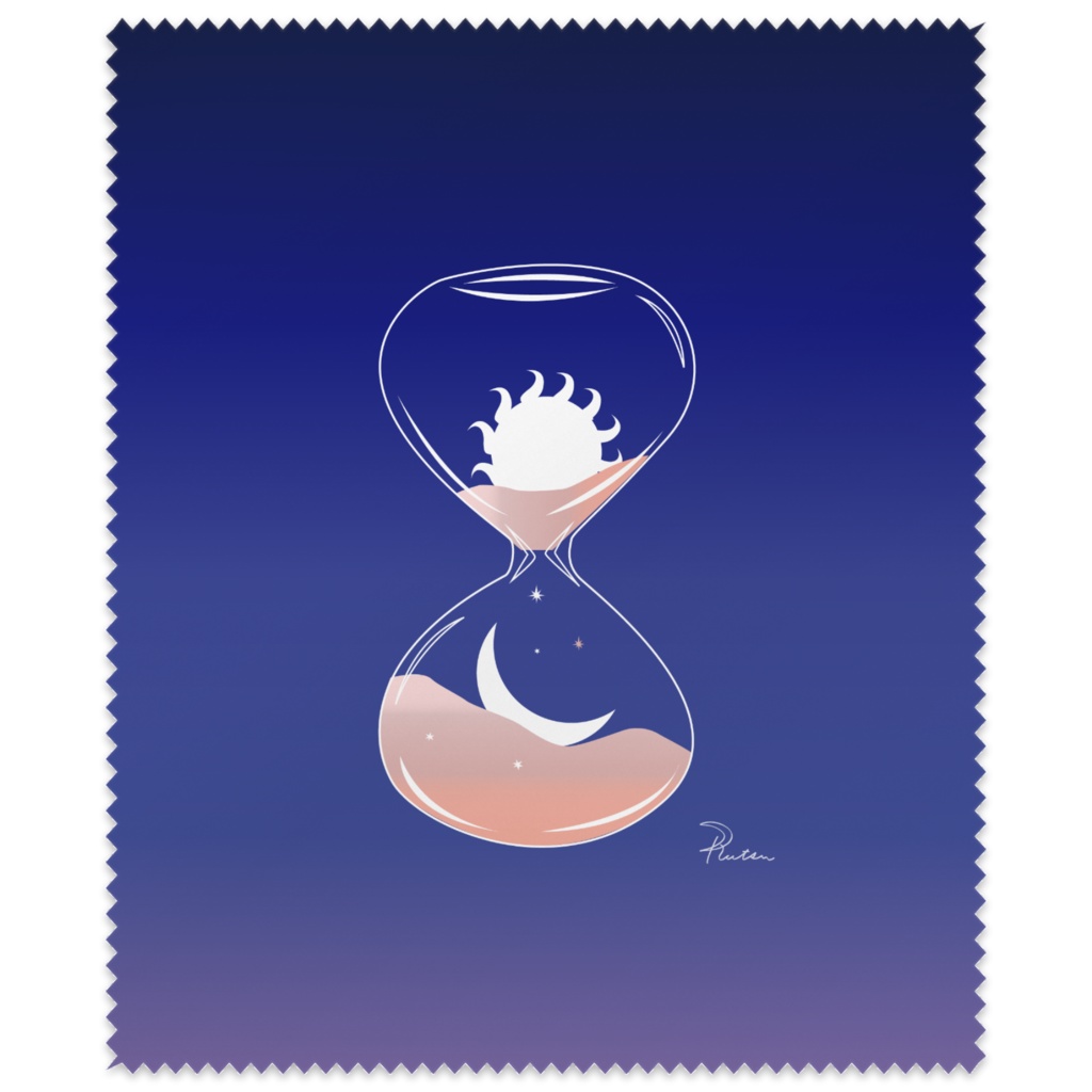 宇宙の砂時計＜Space Hourglass＞／ミニアートクロス