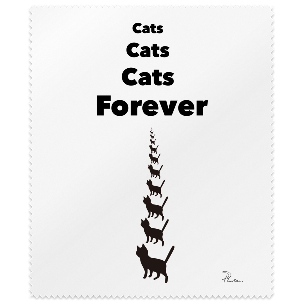 どこまで行っても、猫＜Cats Cats Cats Forever＞／ミニアートクロス
