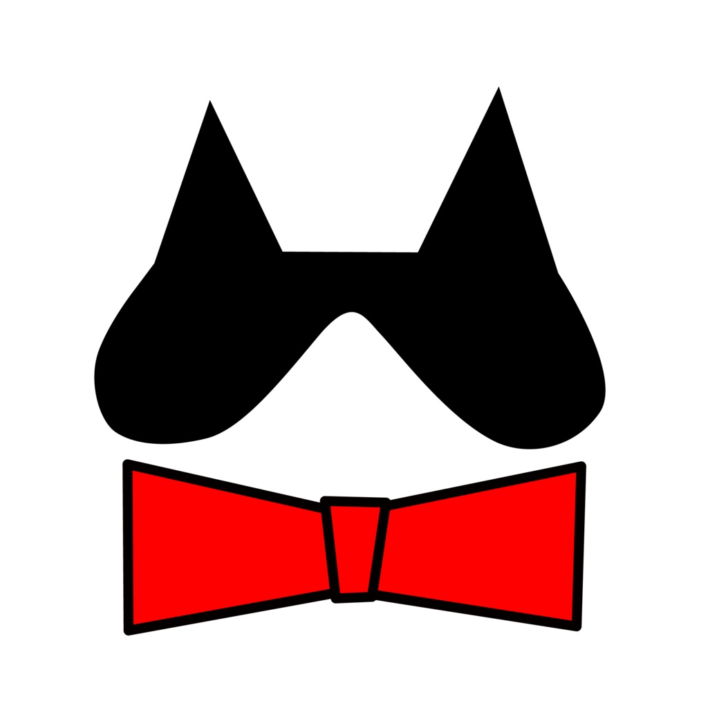 秘密結社ハチワレ団<ロゴマーク①>/コースター