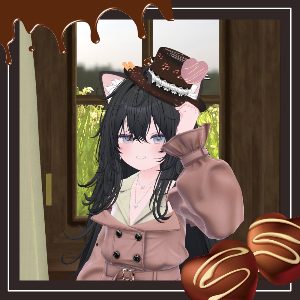 【MA対応】バレンタインに頭につけてたらかわいいセンス抜群の小物かな