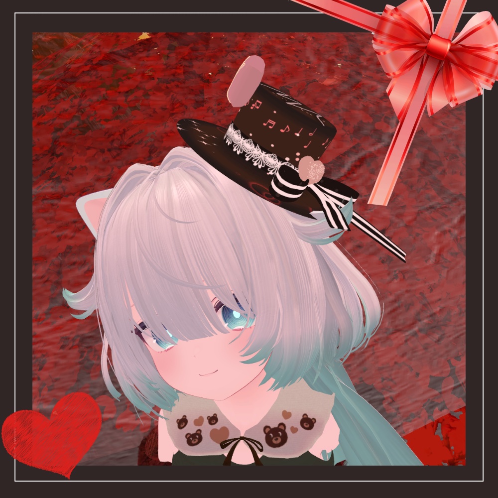 【MA対応】バレンタインに頭につけてたらかわいいセンス抜群の小物かな