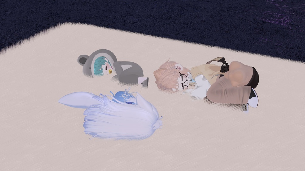 【アバターギミック】サイズと高さ調整もできるラグ・絨毯・マット・RUG・カーペット【MA対応】