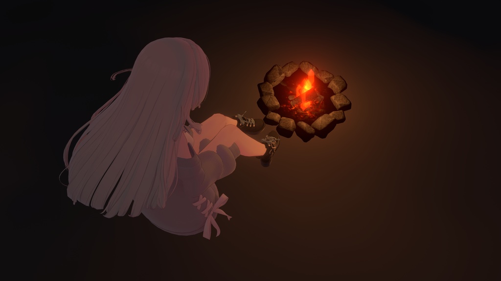 【アバターギミック】どこでも焚火【MA対応】