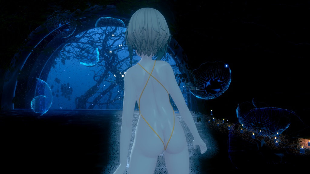 👙水着ギミック+肌テカ bikini gimmick+shiny skin【Lime,Chiffon,Chocolat】