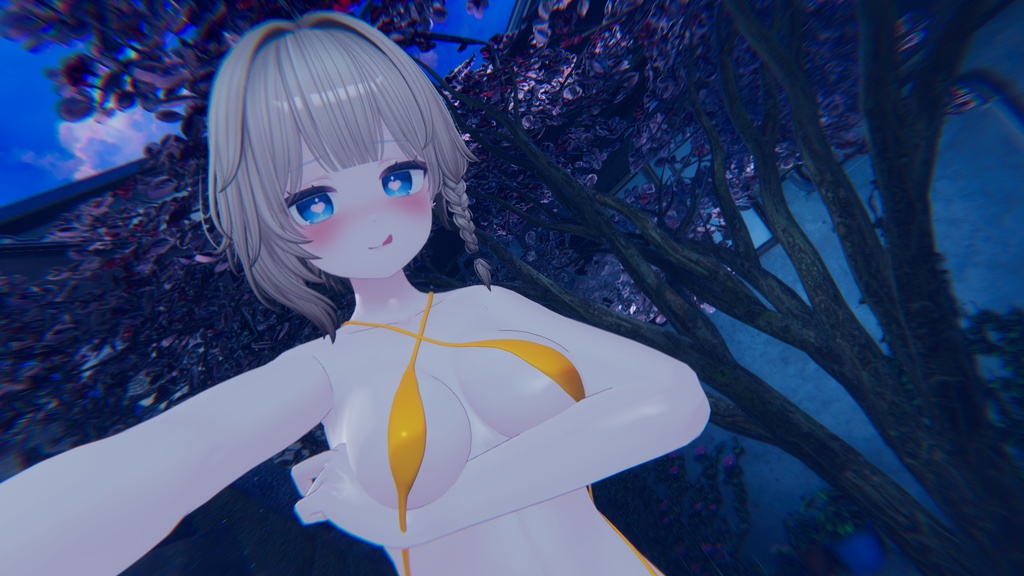 👙水着ギミック+肌テカ bikini gimmick+shiny skin【Lime,Chiffon,Chocolat】