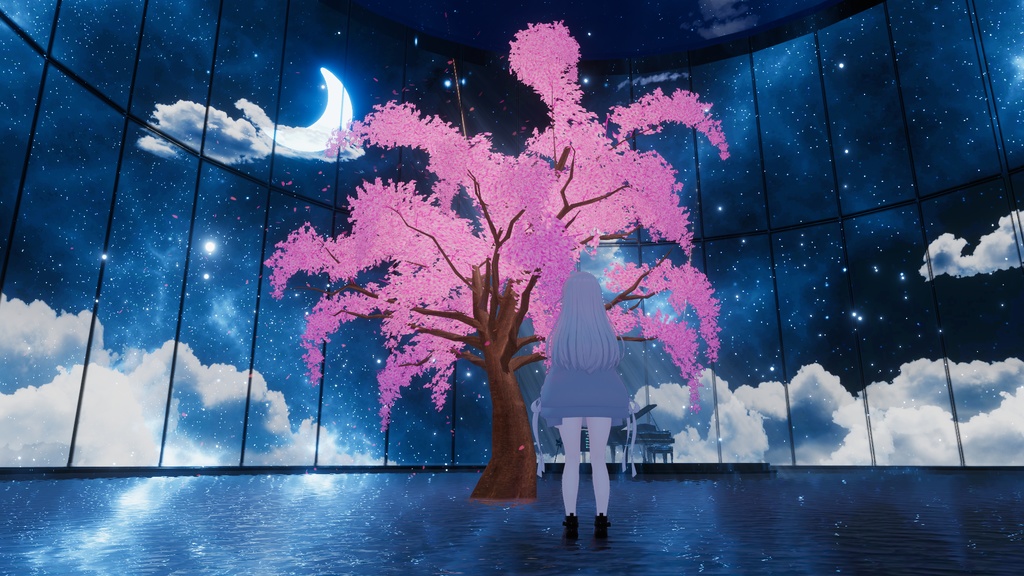 【アバターギミック】どこでも桜 Cherry blossom【MA対応】
