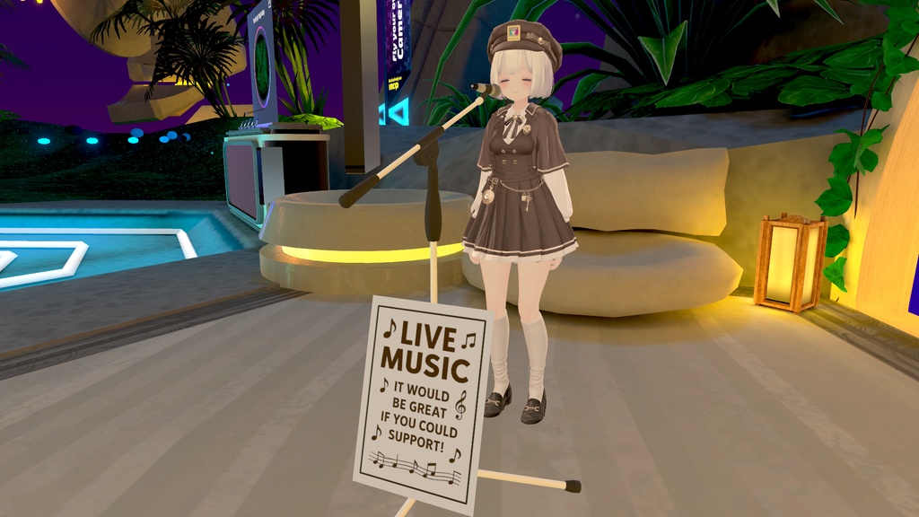 【Avatar gimmick】リアルに持てるマイクスタンド【MA対応】