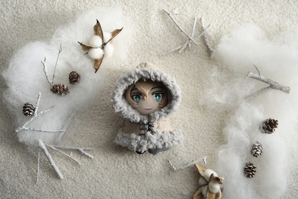 ダッフルケープ(白2種・グレー1種)