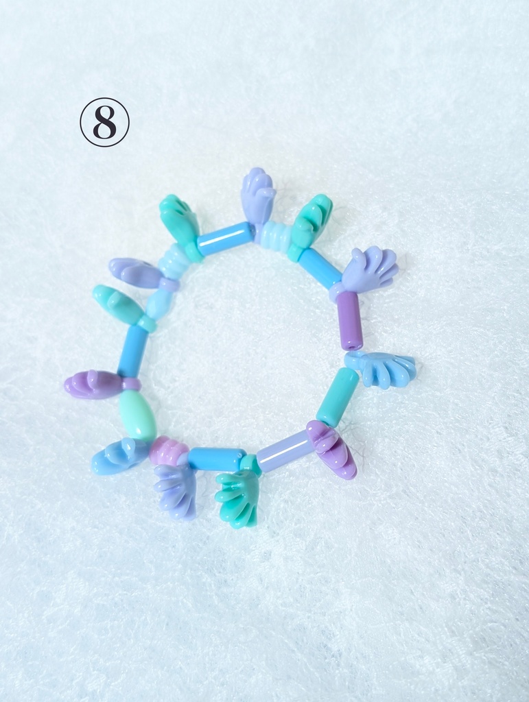 いろいろビーズブレスレット