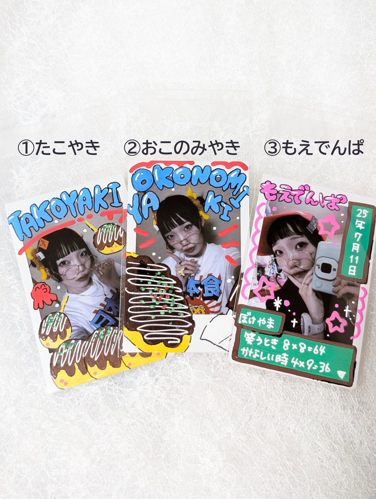 選べるデコチェキ 美意識レーシング編