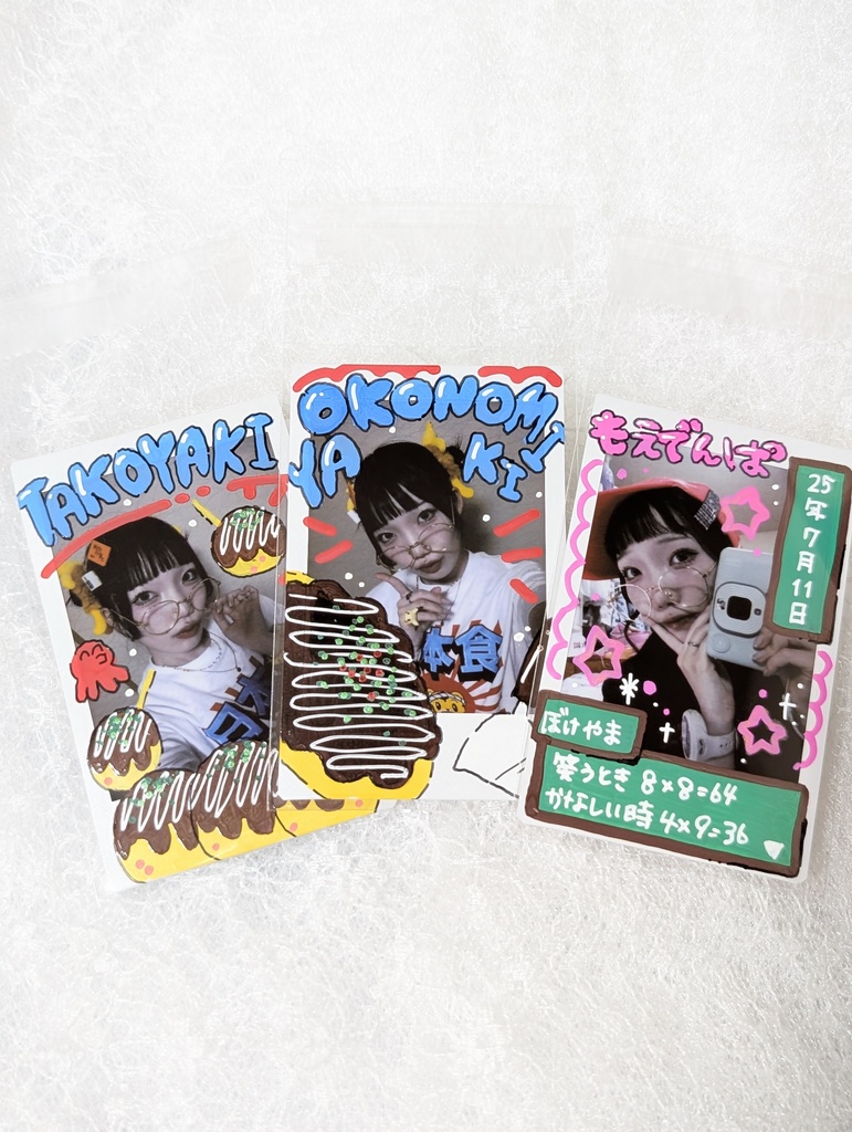 選べるデコチェキ 美意識レーシング編