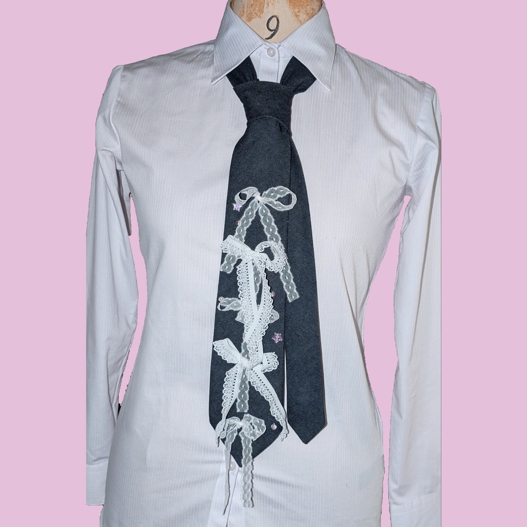 岡山デニム リボンネクタイ