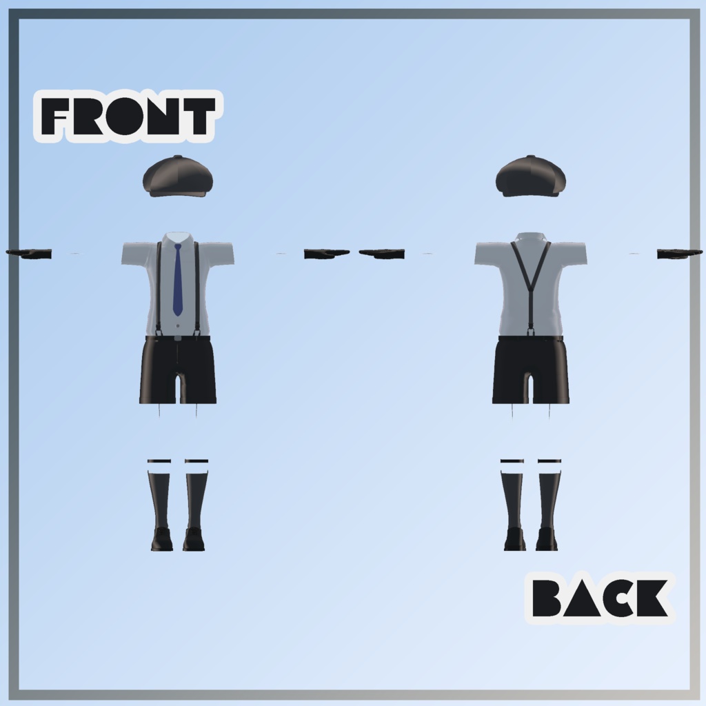 フォーマル衣装【ルナト・ネージュV2用衣装】