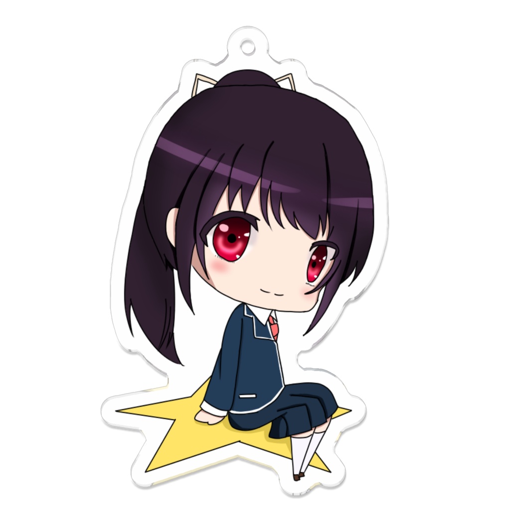 アクリルキーホルダー  70 x 70 (mm)