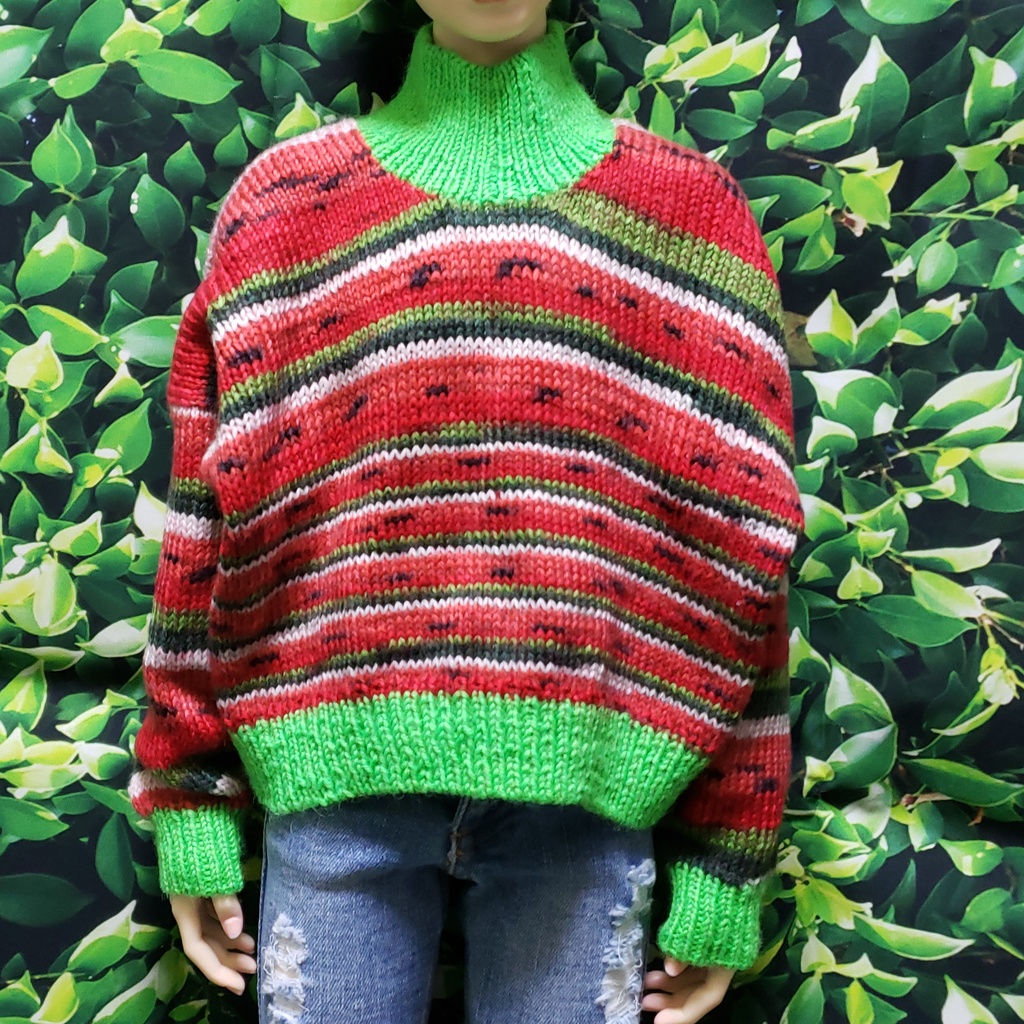 SD～SD17サイズ手編みニットセーター