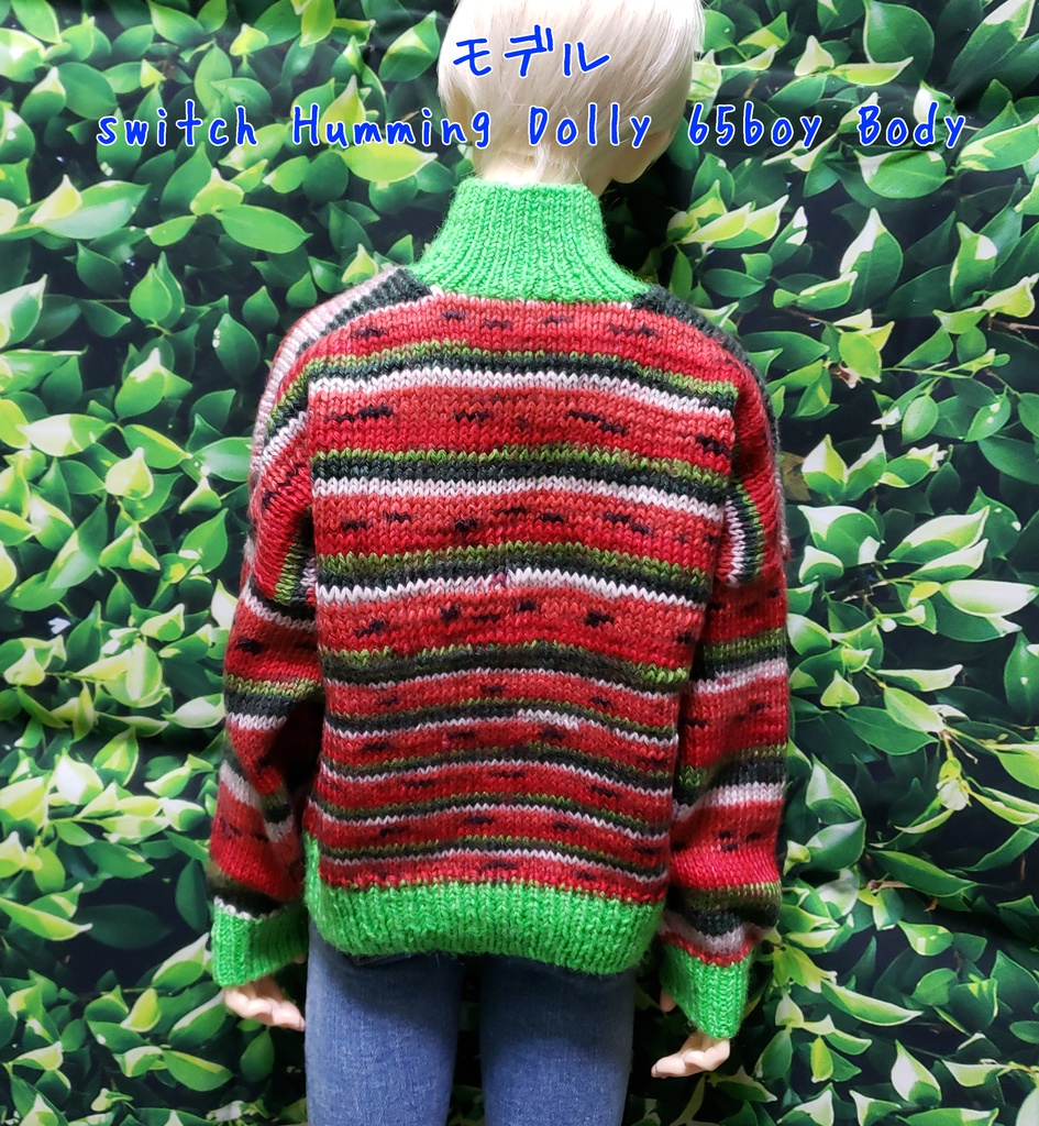 SD~SD17サイズ手編みニットセーター