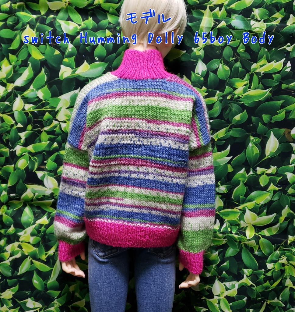 SD~SD17サイズ手編みニットセーター