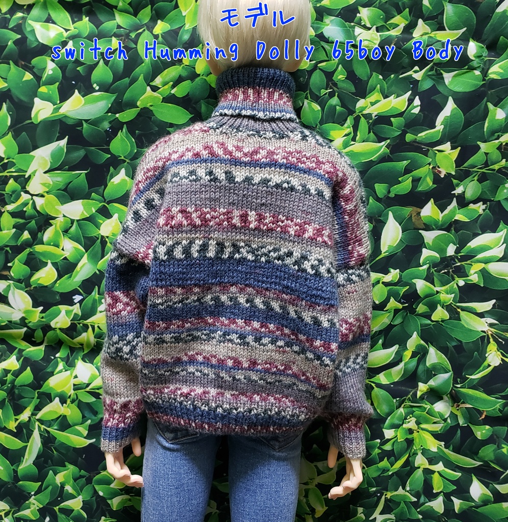 SD~SD17サイズ手編みニットセーター