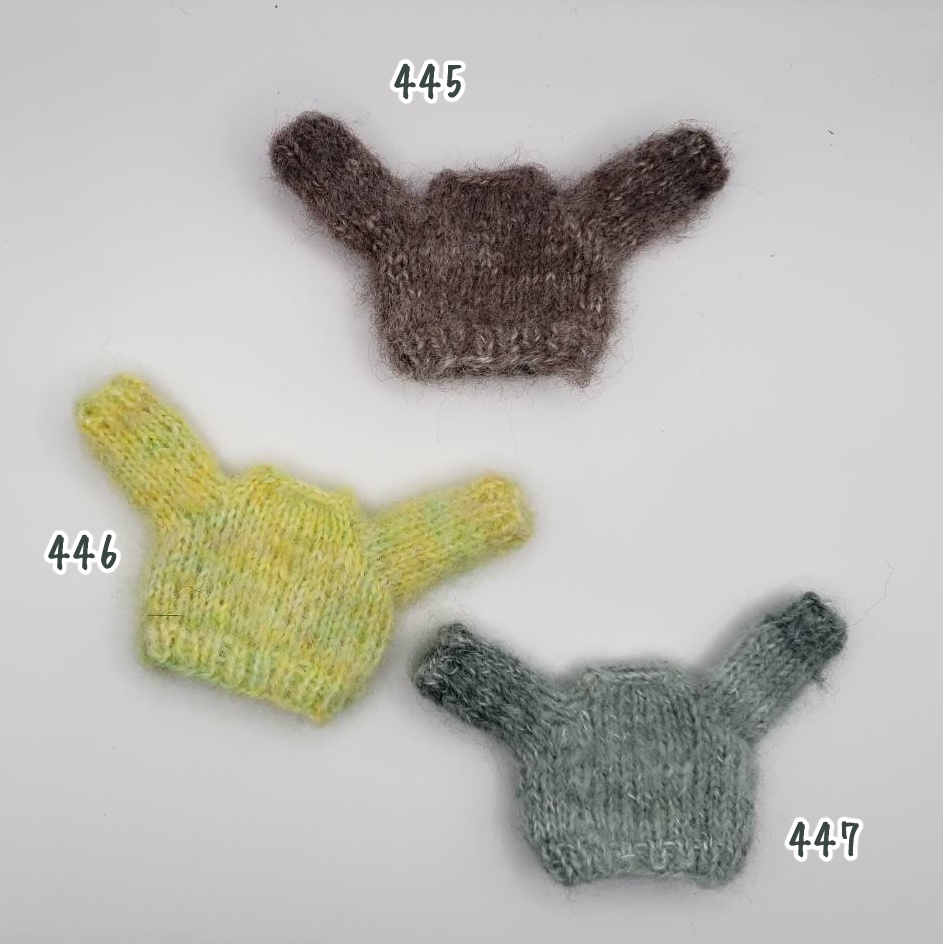 手編みニットセーター445～447