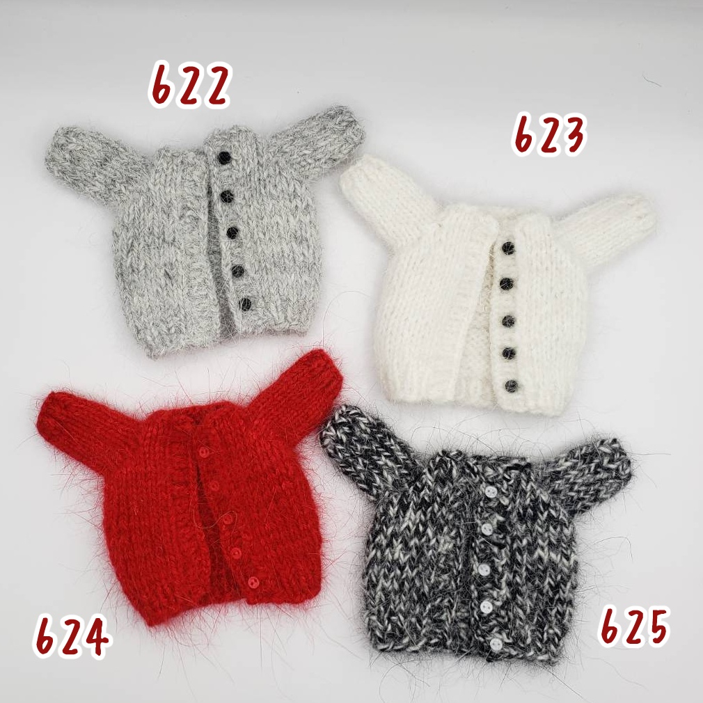 手編みニットジャケット622~625