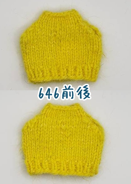 手編みフェイクセーター646~649、670、671